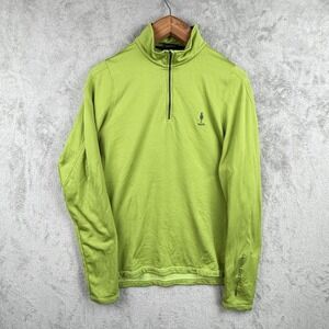 Galvin Green Pullover Men XL Lite Green 1/4 Zip Meridian Hills Country Club Golf
